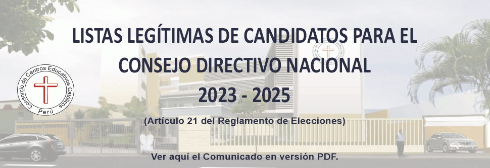 Listas Legítimas de Candidatos para el CDN 2023-2025
