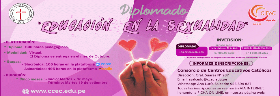 DIPLOMADO EDUCACIÓN EN LA SEXUALIDAD 2023