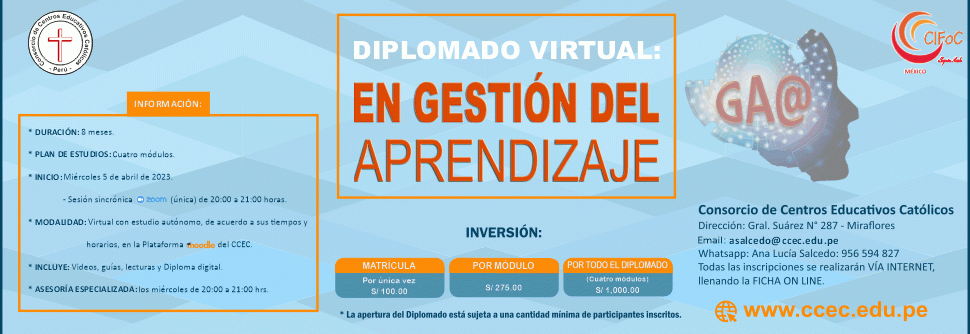 DIPLOMADO EN GESTIÓN DEL APRENDIZAJE